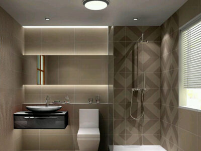 Lighting di kamar mandi minim jendela? Ini solusinya