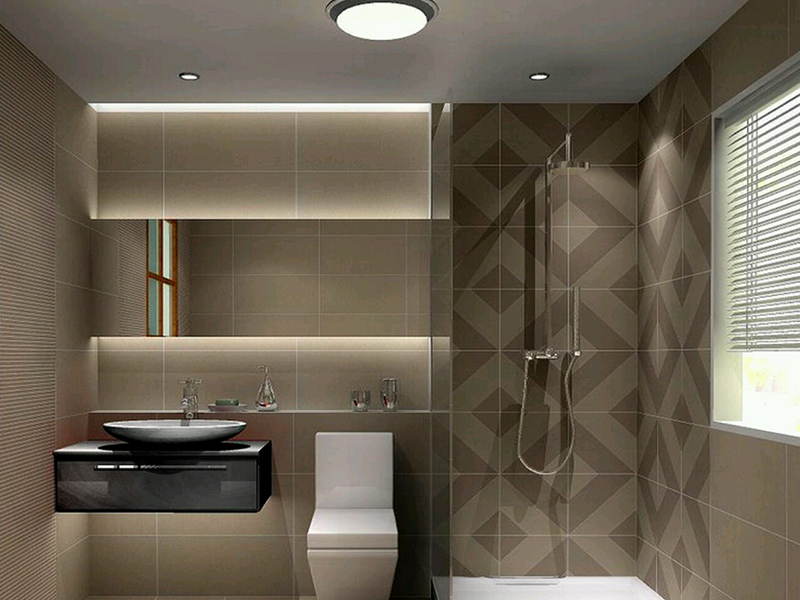 Lighting di kamar mandi minim jendela? Ini solusinya