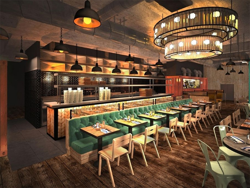 004 Tentukan CRI ambient lighting untuk pengalaman makan yang lebih baik di restoran