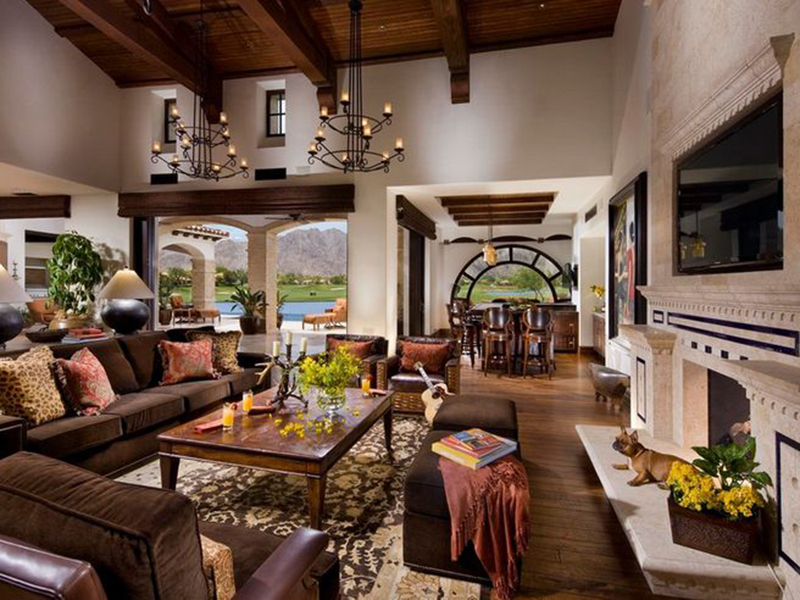 Inspirasi Lighting Foyer pada Villa