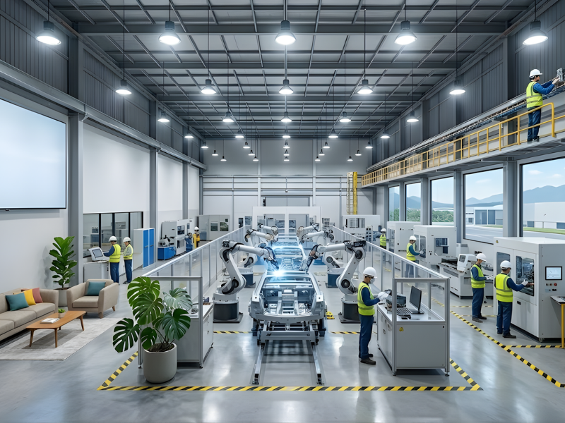 Bagaimana Pencahayaan Industri Mempengaruhi Produktivitas, Kesehatan, dan Keselamatan Kerja Karyawan