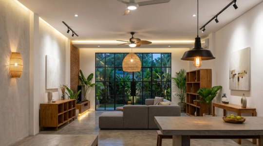 Lighting Design untuk Minimalist, Industrial, dan Tropical Style Anak Panah Perkasa