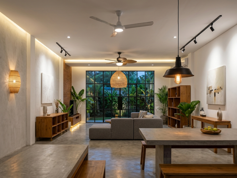 Lighting Design untuk Minimalist, Industrial, dan Tropical Style Anak Panah Perkasa
