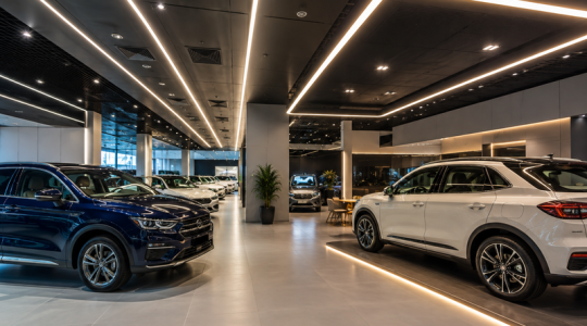 Desain Pencahayaan Showroom Mobil untuk Customer Experience - Anak Panah Perkasa