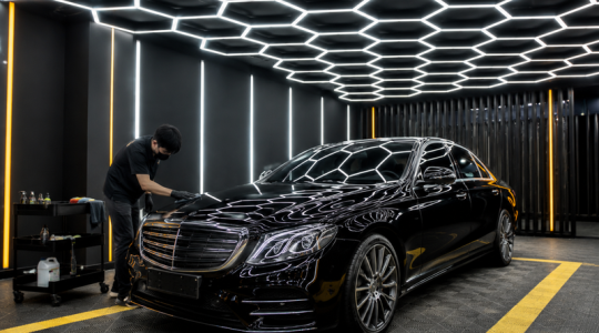Tips Tampilan Showroom Mobil dengan Hexagonal & Geometric Modular Systems - Anak Panah Perkasa