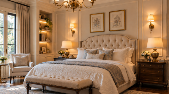 Pencahayaan Kamar Tidur American Classic yang Nyaman - Anak Panah Perkasa