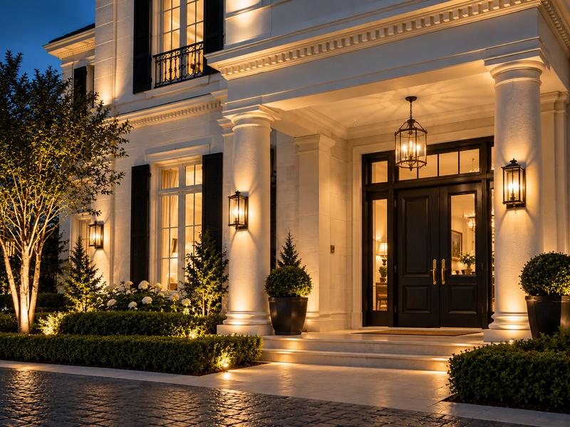 Architectural Lighting Facade American Classic yang Elegan - Anak Panah Perkasa