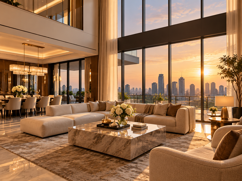 lighting design penthouse Jakarta - Anak Panah Perkasa
